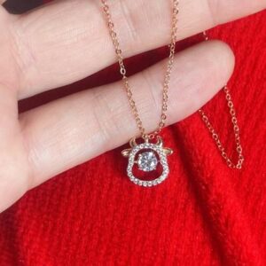 Spirituality Silver Necklace with Zircon Chinese Zodiac photo review
