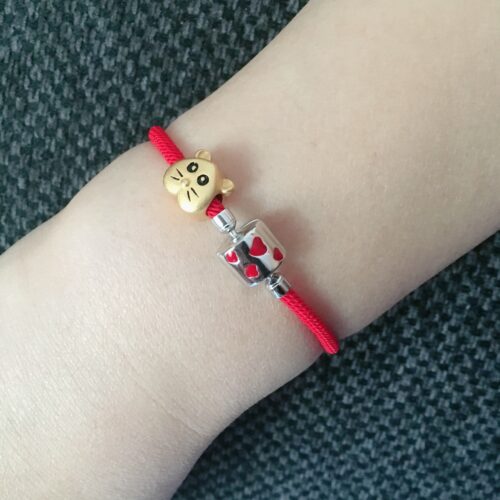 Cute Red String Chinese Zodiac Bracelet S925 Silver photo review