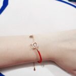 Half Red String Chinese Zodiac Bracelet Silver photo review