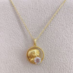 Birthstone Necklace 925 Silver with Moissanite Pendant Chinese Zodiac photo review