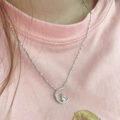 Simple 999 Silver Necklace for Women Chinese Zodiac photo review