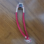 Red String Chinese Zodiac Bracelet with Silver Beads photo review