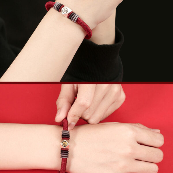 Red String Chinese Zodiac Bracelet for Men ZA0LJ002AM3 9 SGD $55.11