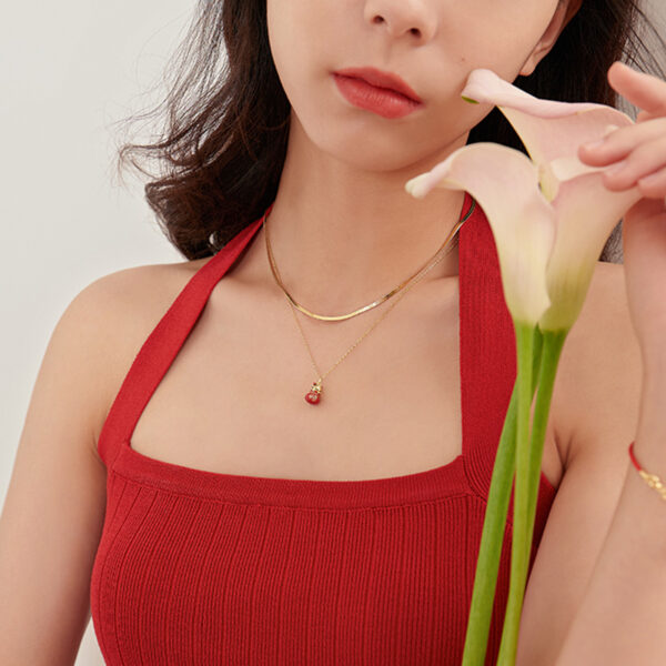 Lucky-bag Silver Necklace for Women Chinese Zodiac ZA2BB002 7 EUR €67.61