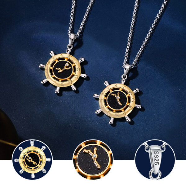 Anchor Zodiac Necklace 925 Silver for Women ZA3BB006 4 USD $69.99