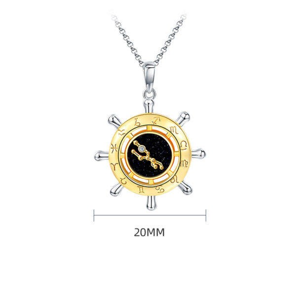 Anchor Zodiac Necklace 925 Silver for Women ZA3BB006 9 SGD $96.45