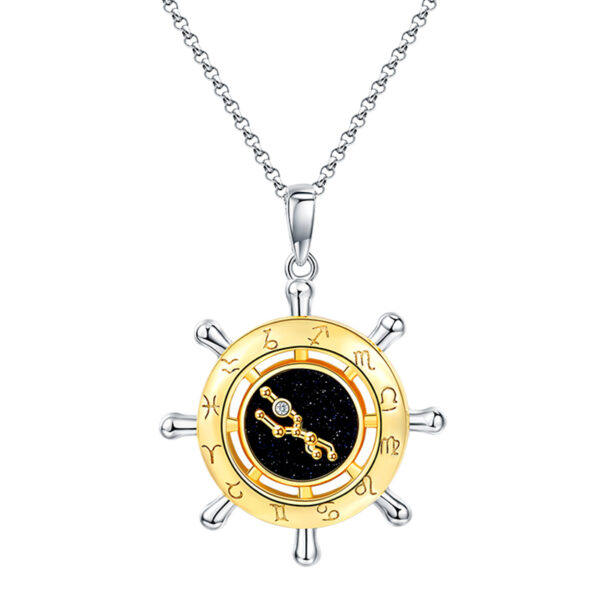 Anchor Zodiac Necklace 925 Silver for Women ZA3BB006 F 1 CAD $94.42