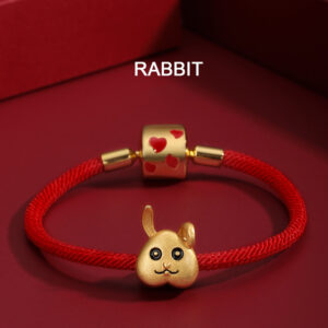 Cute Red String Chinese Zodiac Bracelet S925 Silver ZA4BB005 v4 CAD $53.95