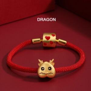 Cute Red String Chinese Zodiac Bracelet S925 Silver ZA4BB005 v5 CAD $53.95