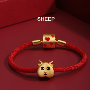 Cute Red String Chinese Zodiac Bracelet S925 Silver ZA4BB005 v8 CAD $53.95