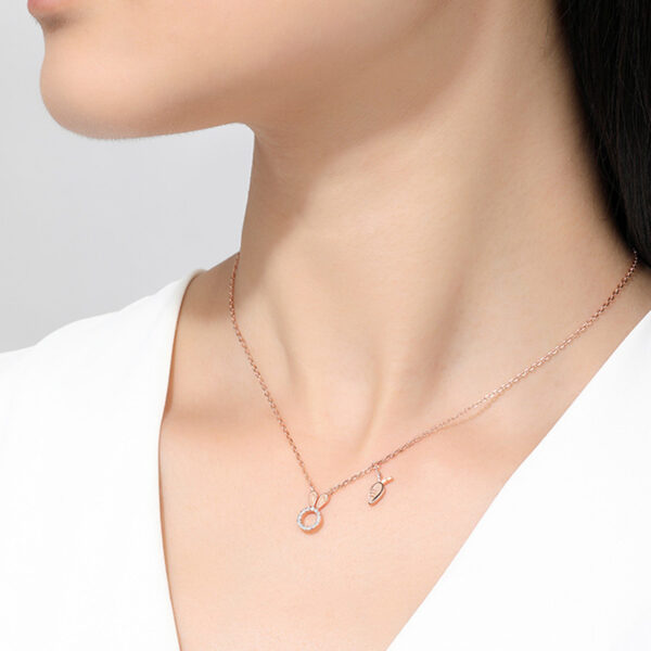Cold Style Rabbit Necklace for Girls S925 Silver ZA4BB010 1 CAD $40.46