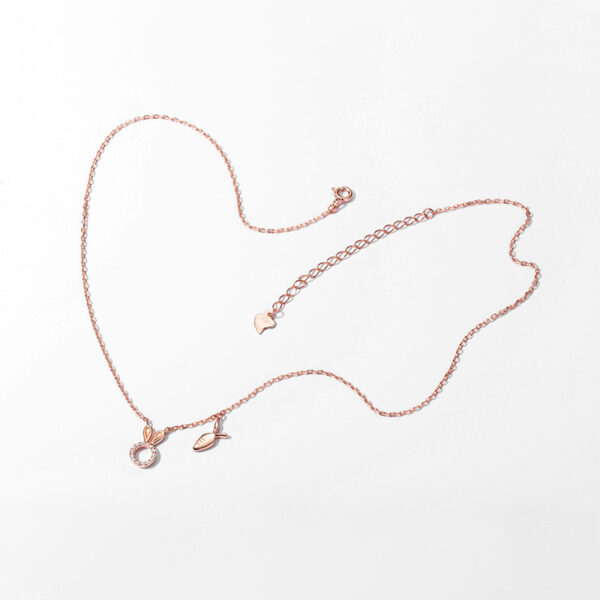 Cold Style Rabbit Necklace for Girls S925 Silver ZA4BB010 2 USD $29.99