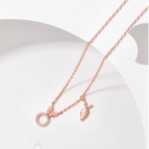 Cold Style Rabbit Necklace for Girls S925 Silver ZA4BB010 4 CAD $40.46